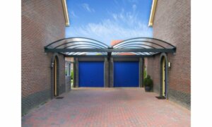 dubbele carport met boog zonder middenstaanders CP25