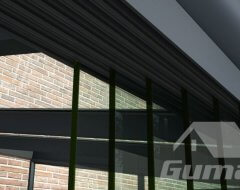 Danenberg Shop - Gumax Glazen Schuifwand - 6 Rails Zwart