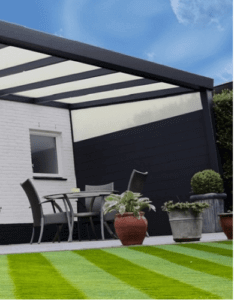 terrasoverkapping met polycarbonaat dak