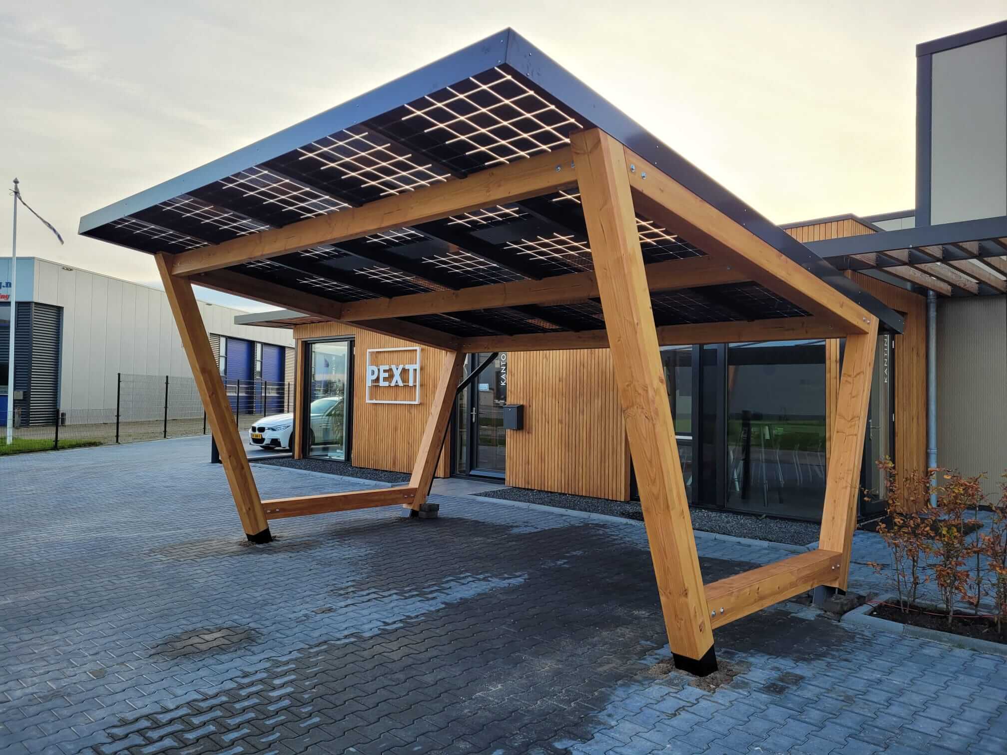 SolarDok carport hout