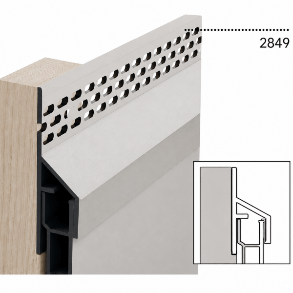 2849 Ventilatie trim/kraalprofiel