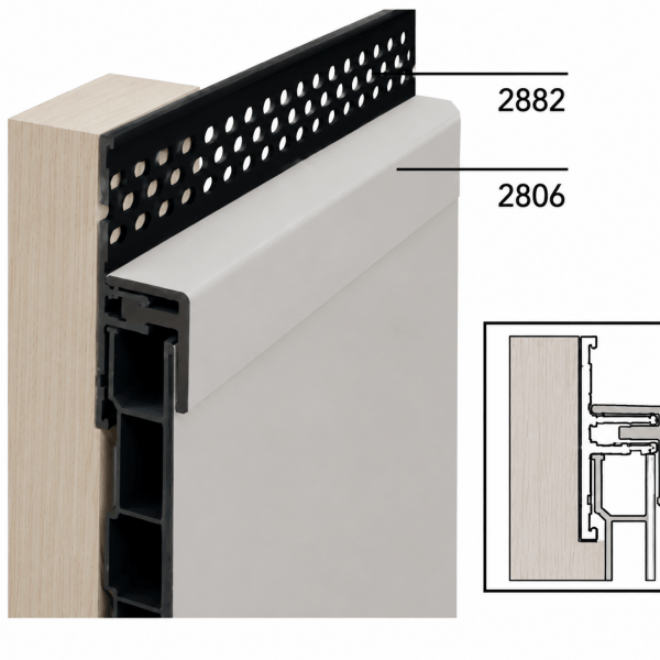 2882 Tweezijdig ventilatieprofiel