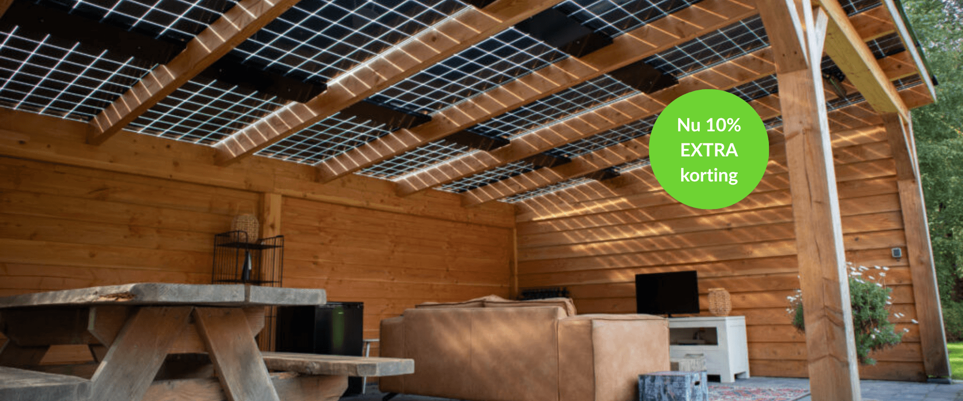 Solarveranda met 10% korting